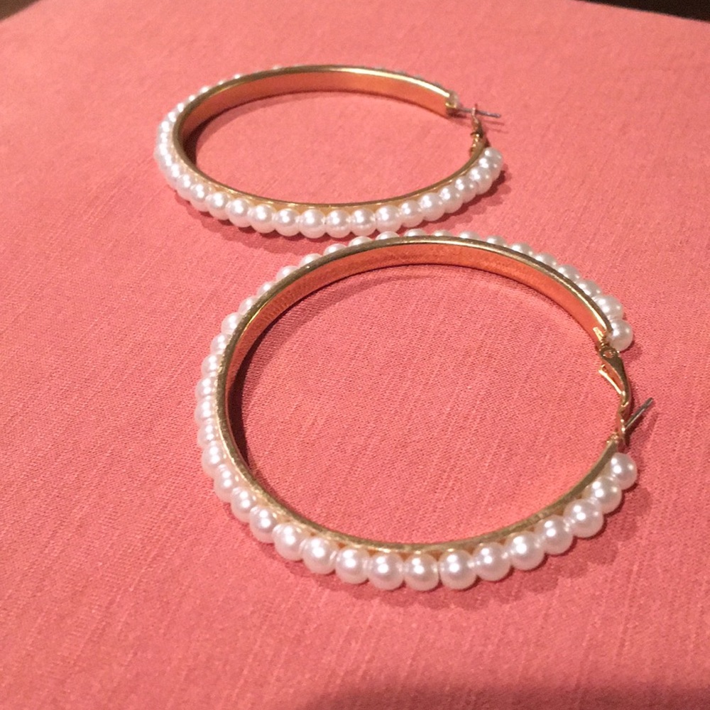 Faux Peal Hoops